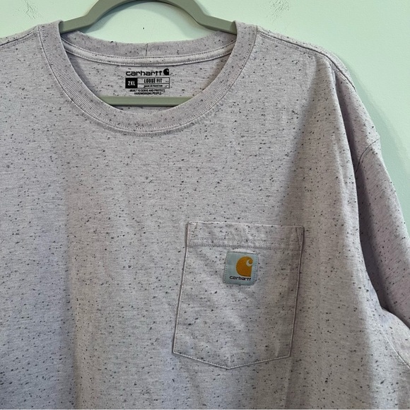 Men’s Carhartt light purple short sleeve t shirt size 2XL - Picture 3 of 4